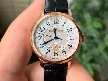 Rendez-Vous Night & Day RG ZF 1:1 Best Edition White Dial Black Markers Bezel on Black Leather Strap A898 Replica