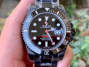 Rolex Blaken Submariner Date Black PVD/SS IPKF Replica