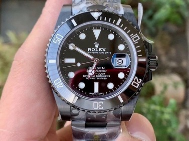 Submariner 116610 Blacken DLC Black 904L Steel V6F 1:1 Best Edition VS3135 V2 Replica