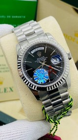 Rolex DayDate SS/SS Black Dial High Version Replica