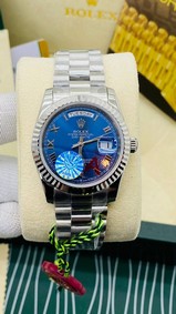 Rolex DayDate SS/SS Blue Dial High Version Replica