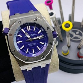 Audemars Piguet Blue Dial Diver High Version Rubber Strap Replica
