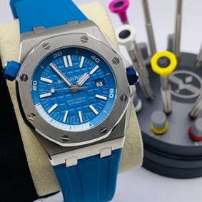 Audemars Piguet Blue Dial Diver High Version Rubber Strap Replica