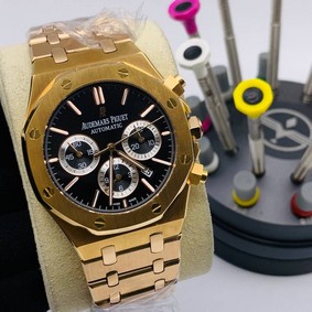 Audemars Piguet Black Dial Chrono YG High Version Replica