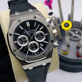 Audemars Piguet Blue Dial Chrono High Version Rubber Strap Replica