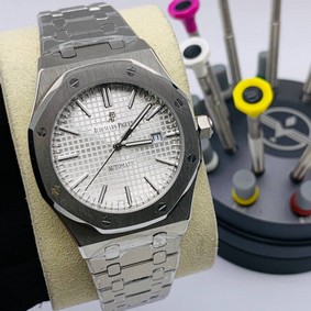 Audemars Piguet White Dial Chrono High Version SS Replica