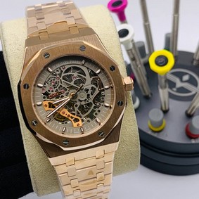 Audemars Piguet Royal Aok Skeleton High Version YG Replica