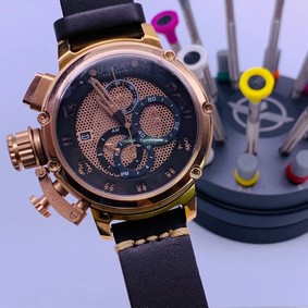 U-Boat Classico Tungsten Brown Gold Dial High Version Replica