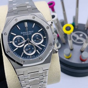 Audemars Piguet Blue Dial Chrono High Version SS Replica