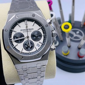 Audemars Piguet Black White Dial Chrono High Version Replica