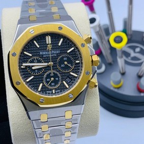Audemars Piguet Royal Oak Chrono Silver Gold High Version Replica