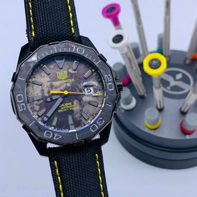 Tag Heuer Aquaracer Yellow Carbon High Version Replica Watch