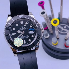 Rolex Yacht Master Black Dial Case Black High Version Replica
