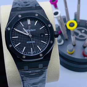 Audemars Piguet Black Dial Black High Version Replica