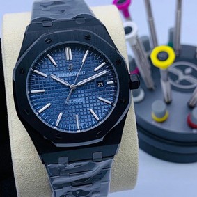 Audemars Piguet Blue Dial Black High Version Replica