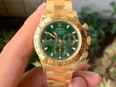 Daytona 116508 YG Noob 1:1 Best Edition 904L SS Case and Bracelet Green Dial SA4130 V4 Replica