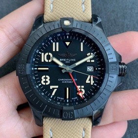 Breitling Avenger GMT 45mm DLC GF 1:1 Best Edition Replica