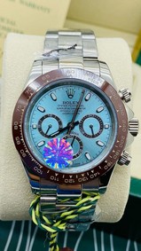 Rolex Daytona Blue Dial on SS Bracelet High Version Mirror Replica