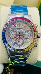 Rolex Daytona Rainbow on SS Bracelet High Version Replica