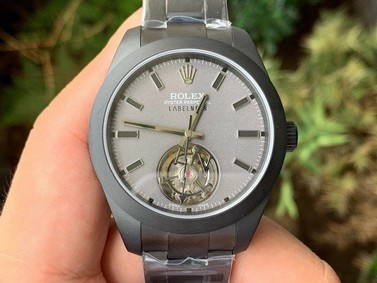 Rolex Milgauss Label Noir 43mm PVD/PVD Grey JBF Tourb Replica