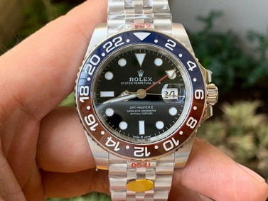 Rolex GMT II 116719 Oyt 904L SS/SS Blk Noob V11 A3186 CHS Replica
