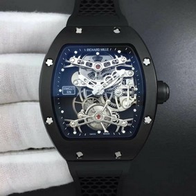 Rciahrd Mille 027 Rafael Nadal Tourbillon PVD/TI/RU Blk EURF Tourb Replica Watch